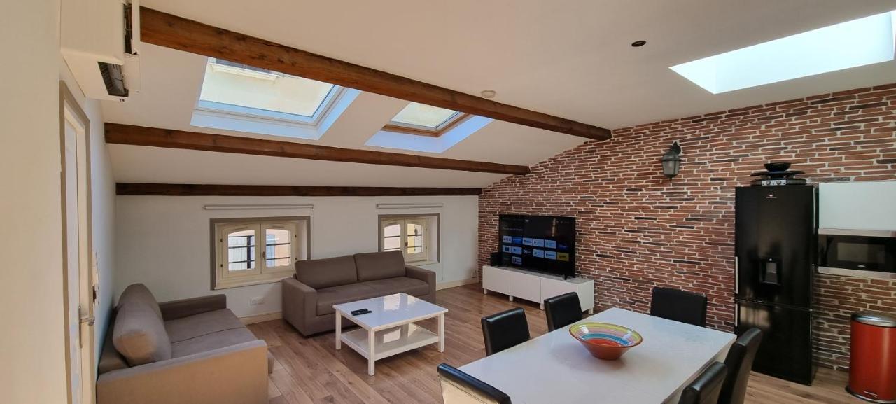 Chambre d'Hôtes sde, wc privé climatisé dans loft 80m2 Espace commun avec les habitants Salon et cuisine Apartamento Toulon Exterior foto